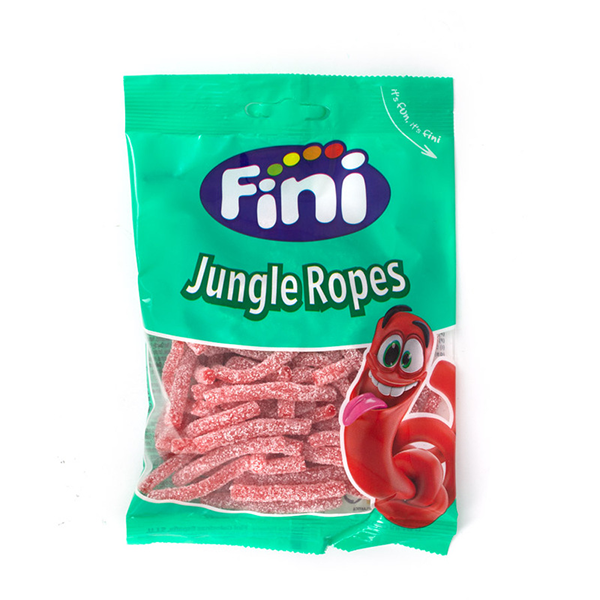 Jungle Ropes de fresa 90 g (12 ud) Fini