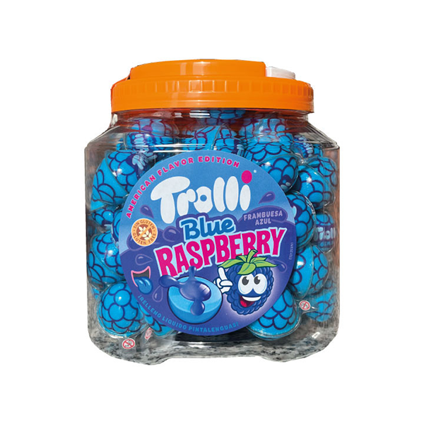Blue Raspberry 75 ud Trolli