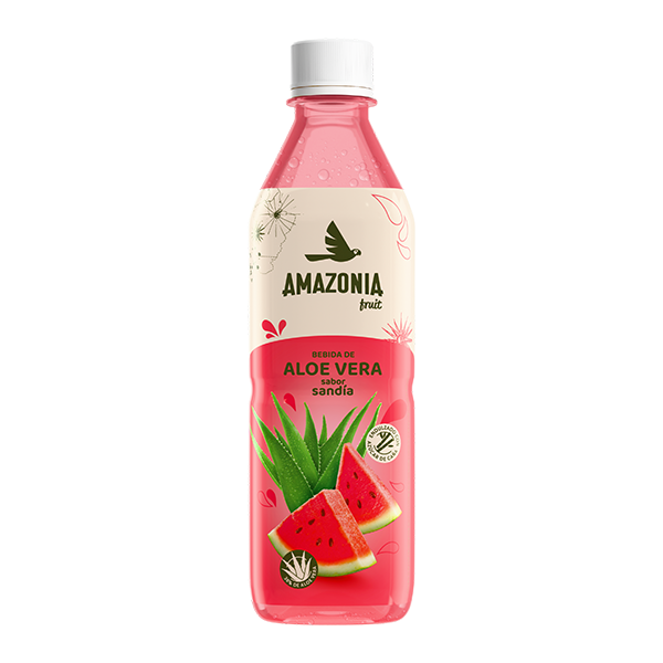 Aloe vera sandía 500 ml (12 ud) Amazonia