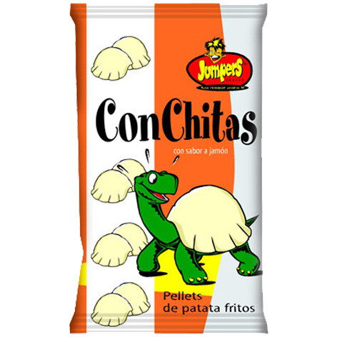 Conchitas Jamon Familiar 100grsx10u