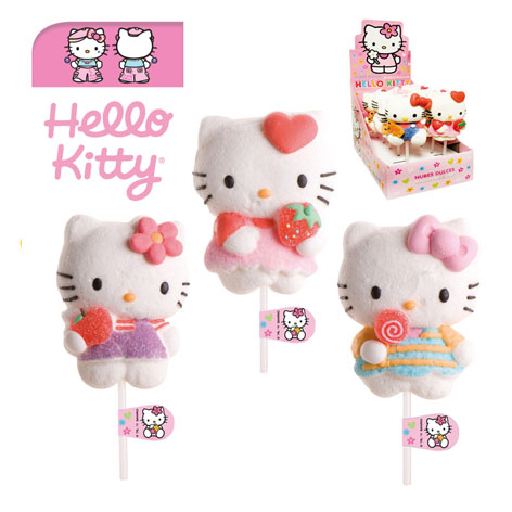 Piruletas Nube Hello Kitty 12u Dekora