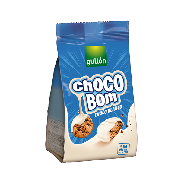 Galletas Choco Boom Blanco 100 g (12 ud) Gullon