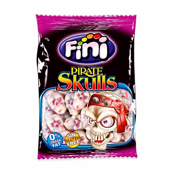 Pirates Skulls calaveras 90 g (12 ud)  Fini