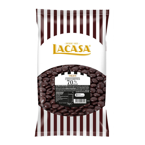 Lacasitos chocolate negro 1 kg Lacasa