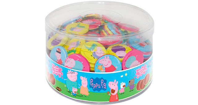 Monedas Peppa Pig 1 Kg Lacasa