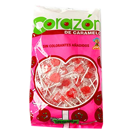 Piruletas colores 200 ud Cerdan