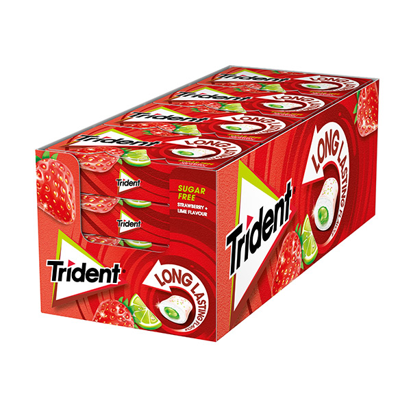 Trident Max Straberry Lime Splash 16 ud
