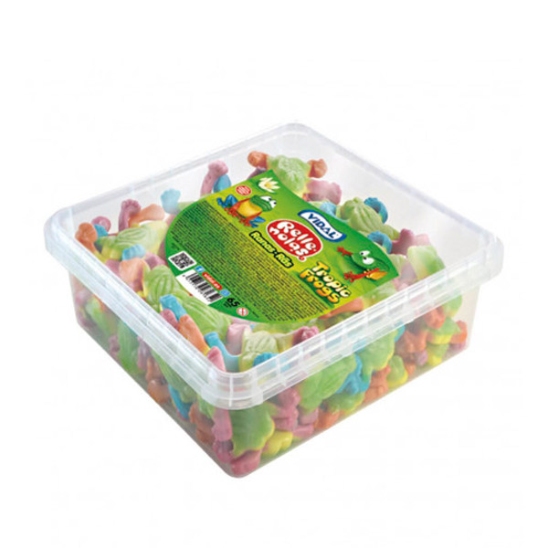Ranas tropicales rellenas 65 ud Vidal