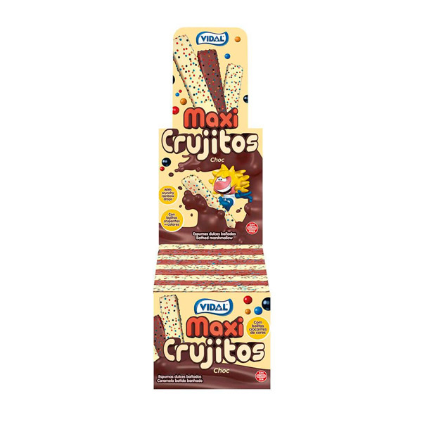Maxicrujitos chococolate 75 ud Vidal