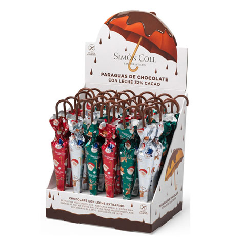 Sombrilla Navidad gigante 35 g (30 ud) Simon Coll