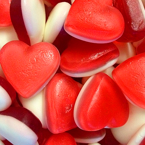 Corazones Rellenos 150uds Candy