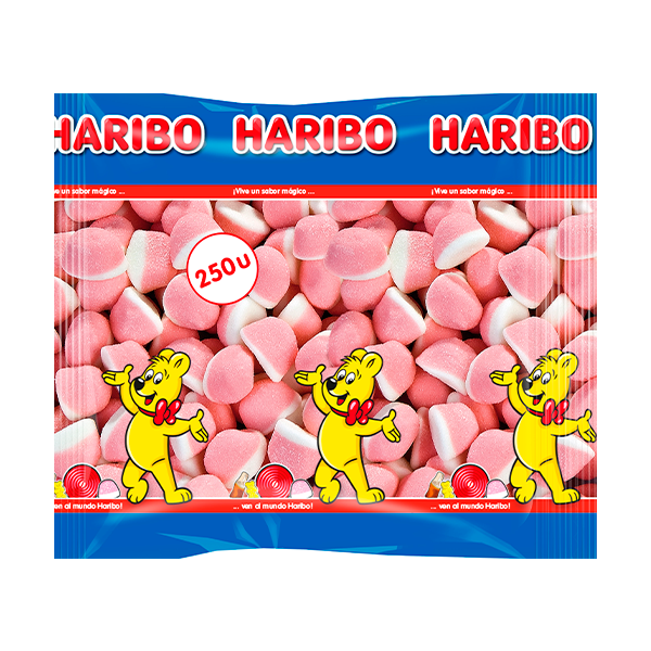 Besitos Nata-Fresa B-250und Haribo