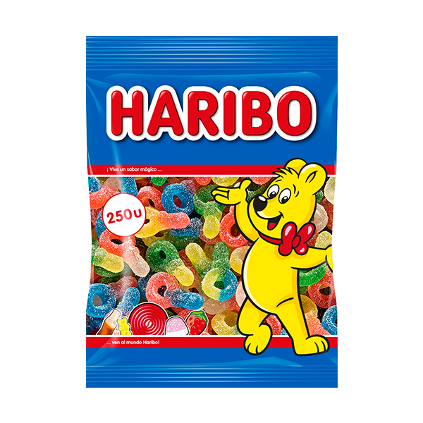 Chupetes Pica 250und Haribo