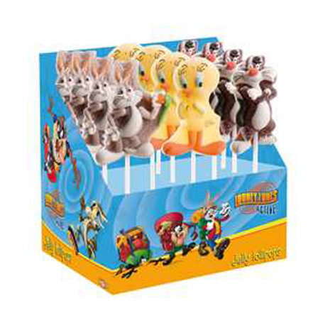 Piruletas Jelly Looney Tunes 12u Dekora