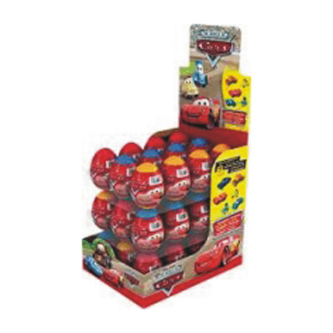Huevos Plastico Cars 36u Dekora