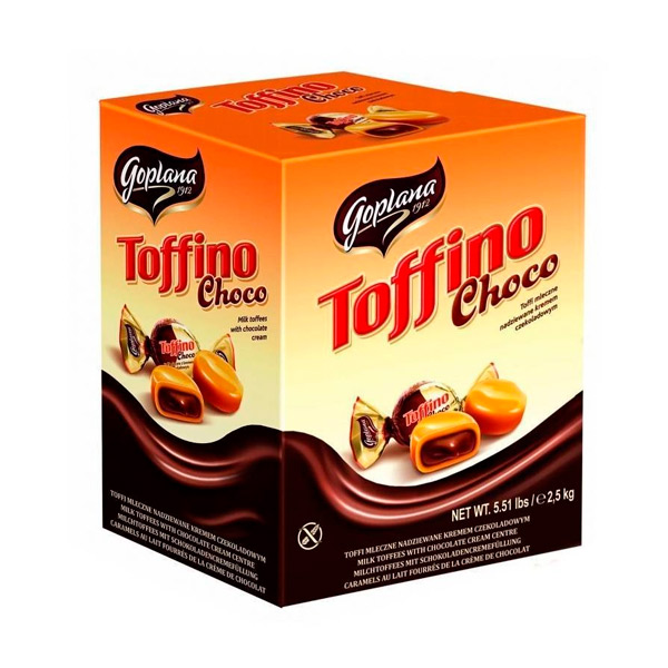 Toffino relleno de chocolate 2,5 kg