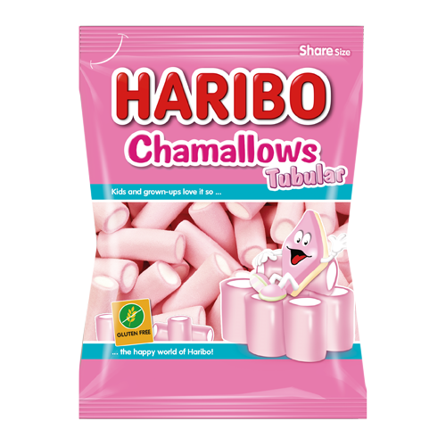Chamallows Tubular 90 g (18 ud)  Haribo