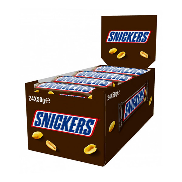 Snickers single 50 g (24 ud)
