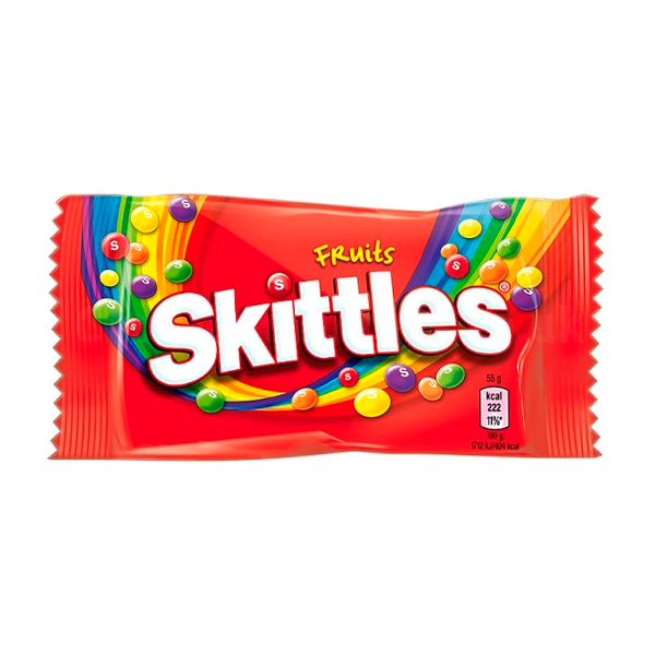Caramelo Masticable Frutas Skittle Crazy