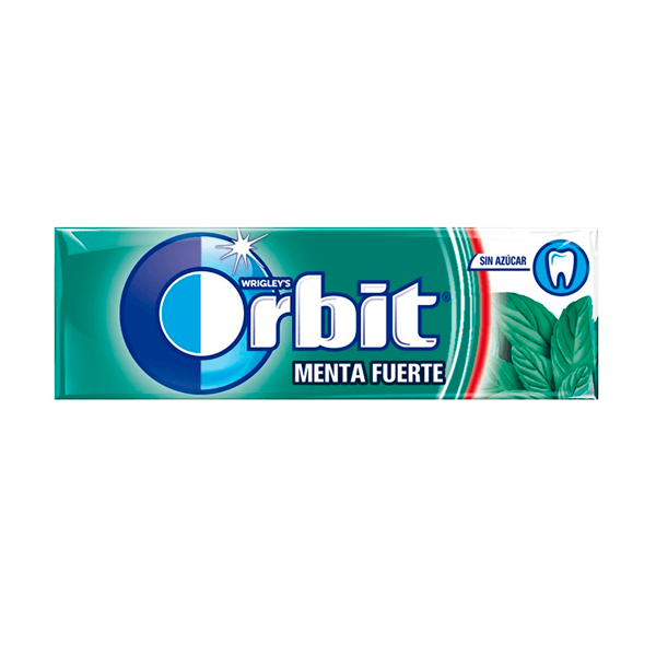 Orbit gragea mentol fuerte 10 g (30 ud)