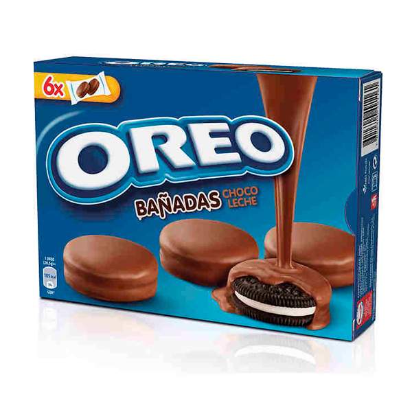Oreo Bañadas Chocolate Leche 246 g (10 ud) Mondelez