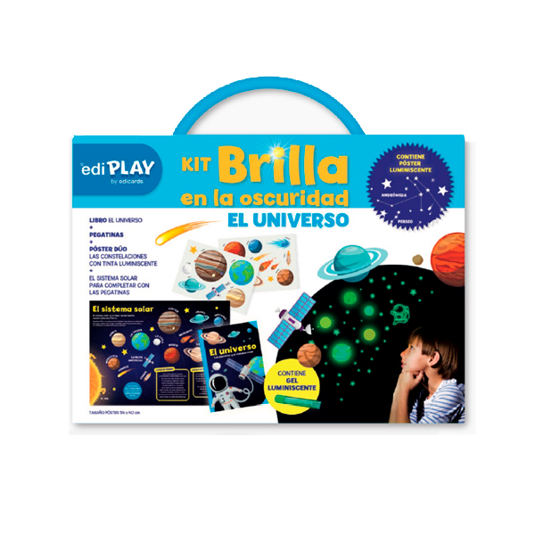 Edi Play Caja Brilla En La Oscuridad Universo 5u