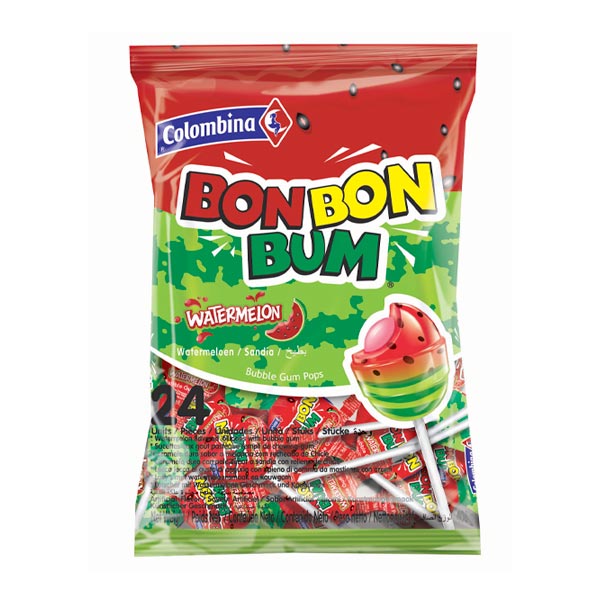 Bon Bon Bum Sandía 17 g (24 ud) Colombina