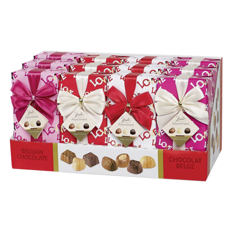 Display Lujo "love" 250 g (12 ud)