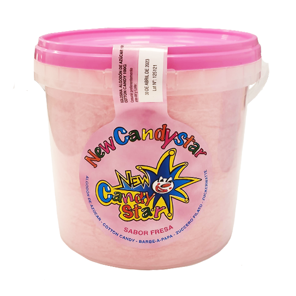 Algodon de azucar Fresa 100g X 6u