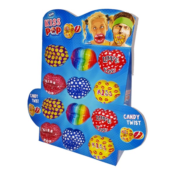 Wom Mad Lips chupete labios 12 ud Candy&Toy