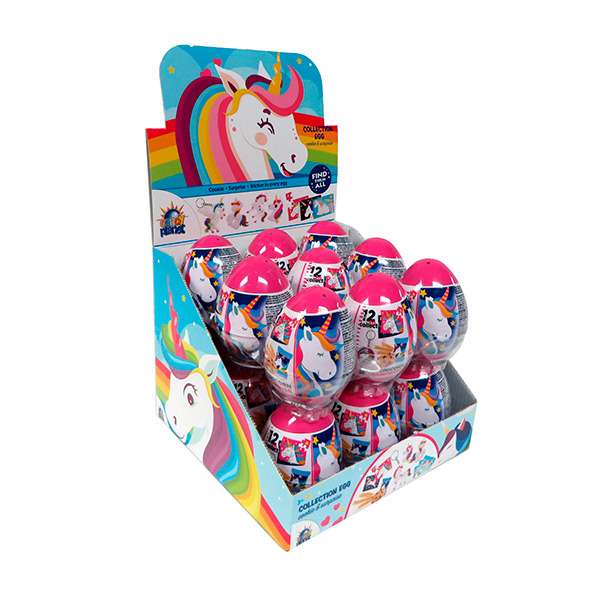 Huevos plastico Unicornio 18 ud Disgo