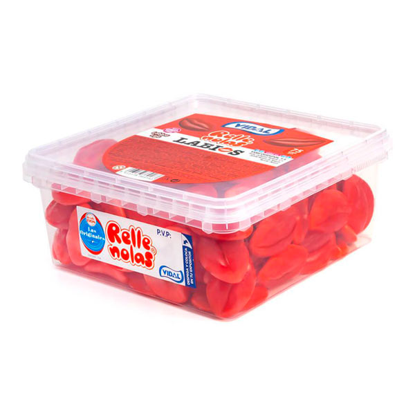 Labios fresa rellenos 75 ud Vidal