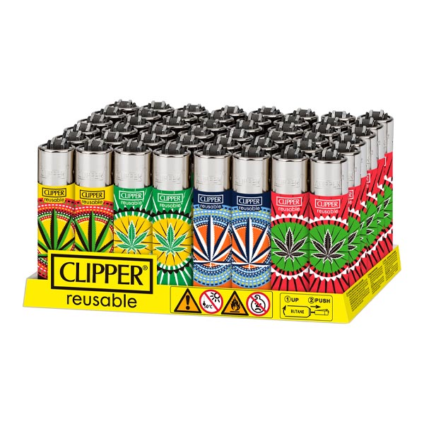 Mechero weed circles 48 ud Clipper