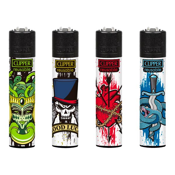 Mechero tattoo style 48 ud Clipper