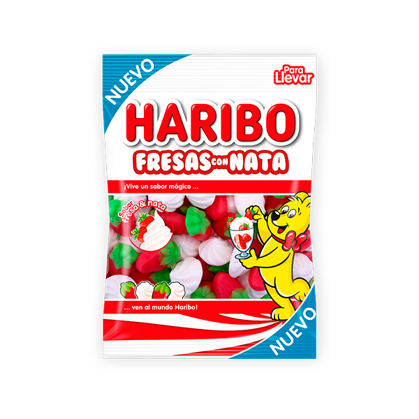 Fresas con nata 100 g Haribo