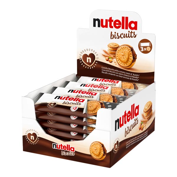 Nutella biscuits 3 ud (28 ud) Ferrero