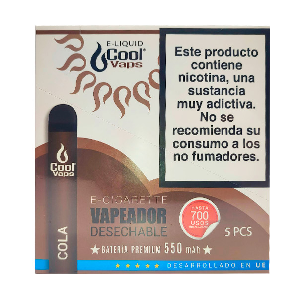 POD COOLVAPS COLA 20 MG NIC 600 PF 5 UD