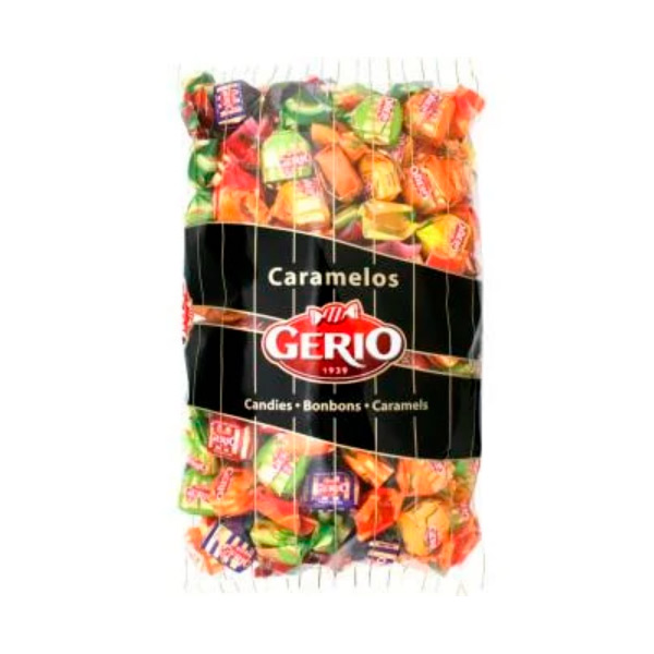 Caramelo relleno frutas 8 sabores 1 kg Gerio