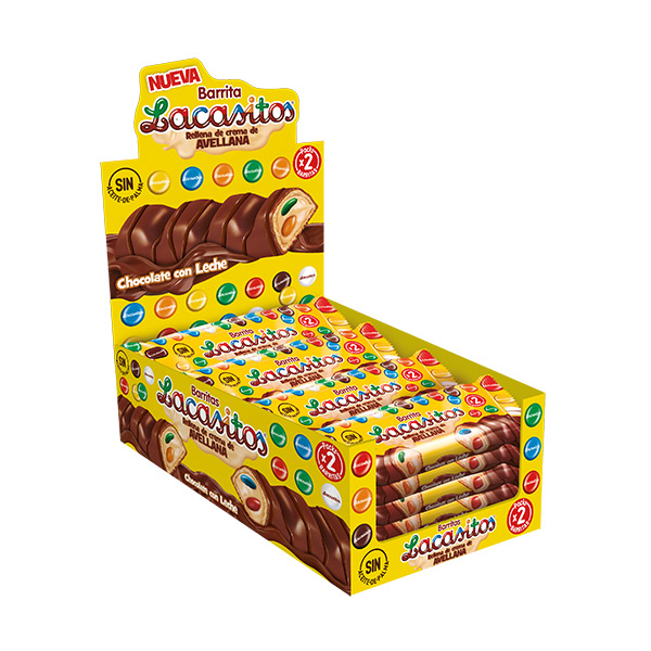 Lacasitos barrita cream duo 46 g (16 ud) Lacasa