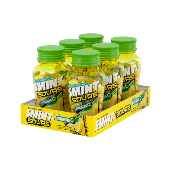 Smint Sours Limón 49 g (6 ud)
