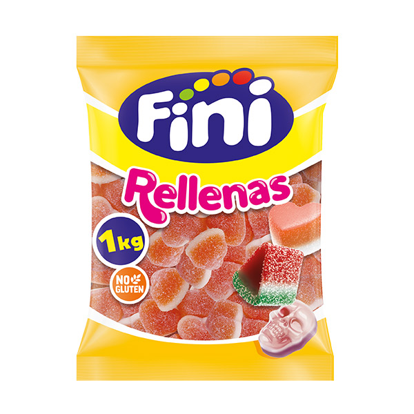 Corazón Melocotón relleno pectina 1 kg Fini