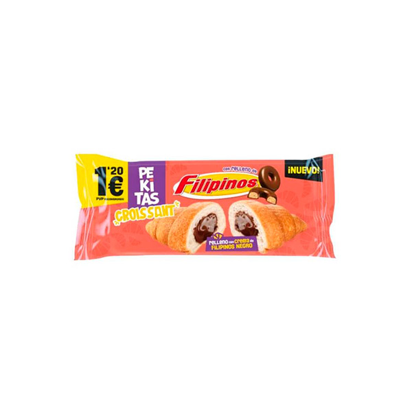 Croissant Pekitas Filipinos negro 1.20€  65 g (8 ud)