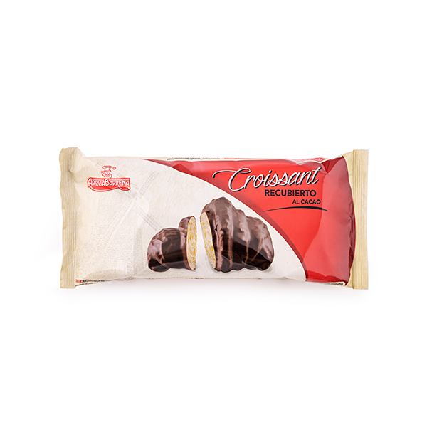 Croissant bañado de chocolate 65 g (15 ud) Arruabarrena