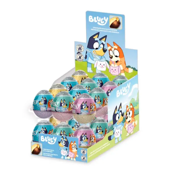 Huevos chocolate Bluey 20g (24 ud)