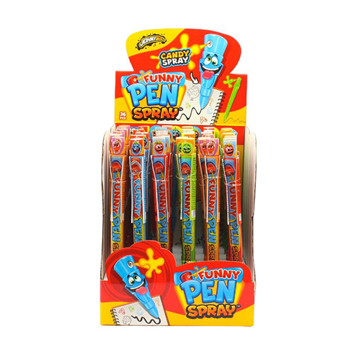 [5904917030820] Juguete con Caramelo Funny Pen Spray 6 g (36 ud) Disgo