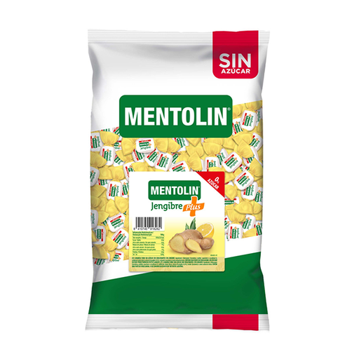 [8410740918282] Mentolín Plus Jengibre Sin Azúcar 1 kg Lacasa