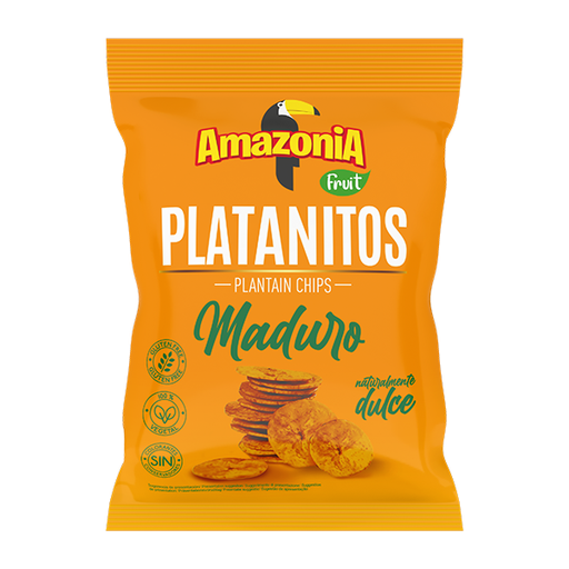 [8436048726077] Platanitos Dulces 75 g (15 ud) Amazonia