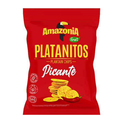 [None] Platanitos Picantes 75 g (15 ud) Amazonia