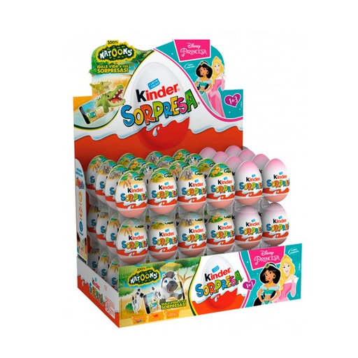 [08000500039106] Kinder Sorpresa 72 ud