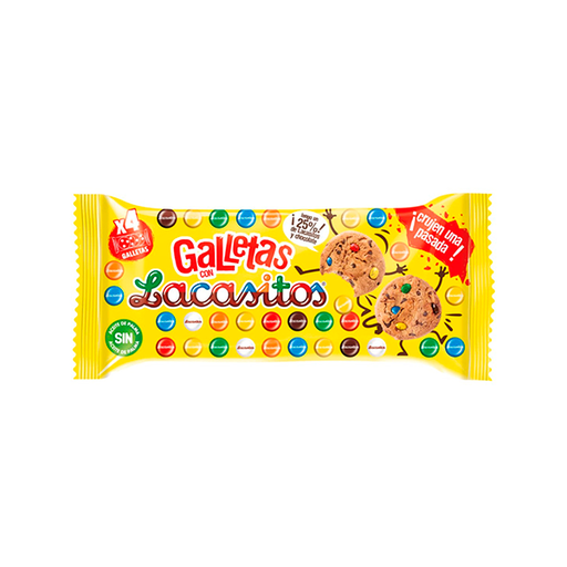 [052900] Galletas con lacasitos 48g (16 ud) Lacasa